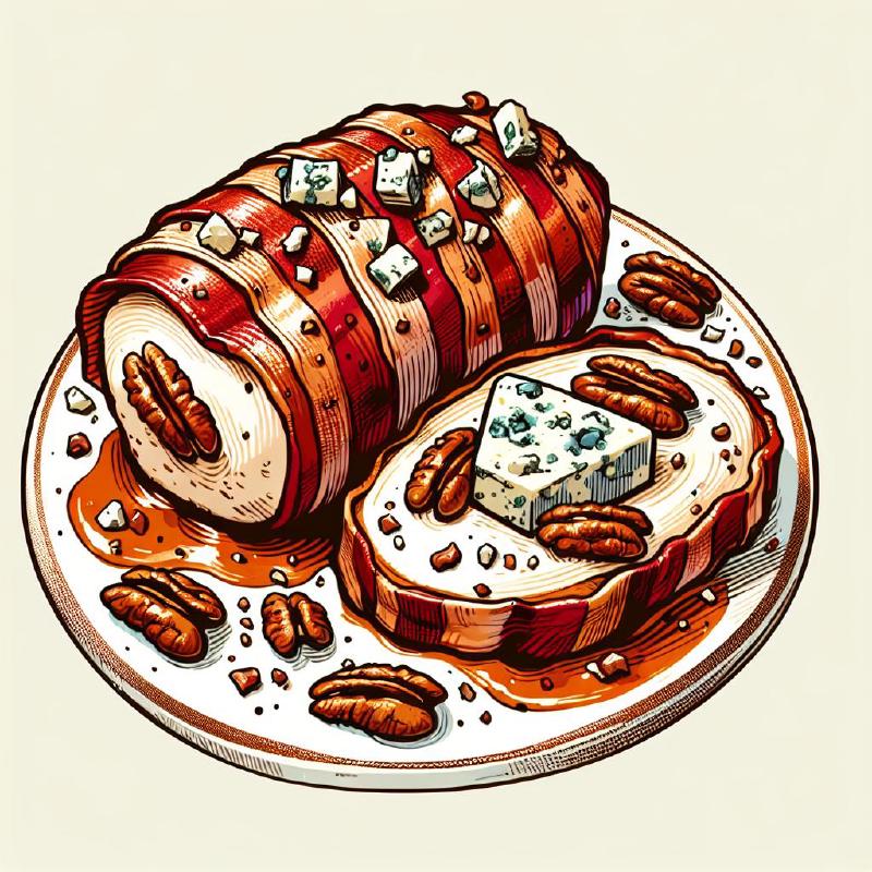 Featured image of post Bacon Wrapped Chicken with Blue Cheese and Pecans