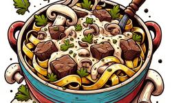 Featured image of post Creamy Beef and Mushroom Stroganoff