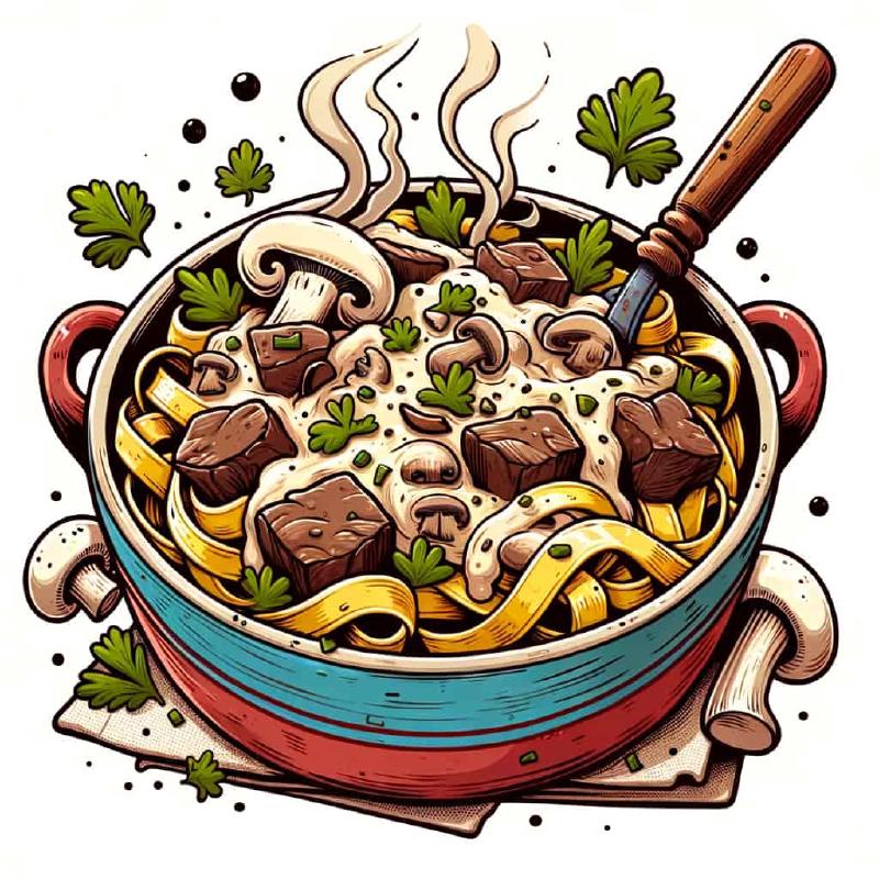 Featured image of post Creamy Beef and Mushroom Stroganoff