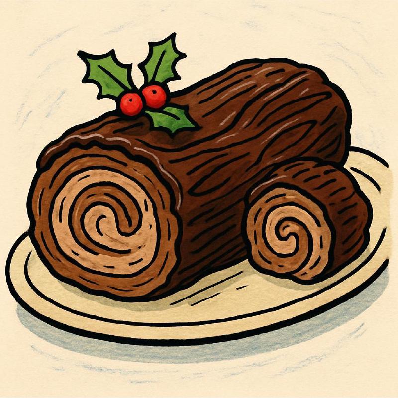 Featured image of post Yule Log Cake